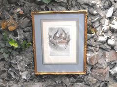A Fine Original Pencil & Watercolour Painting by Paul Emile Becat, 1885-1960, with Inscription; "Sensibility"