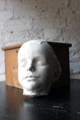 A 19thC Plaster Death Mask of George Stafford Wright (1864-1870)