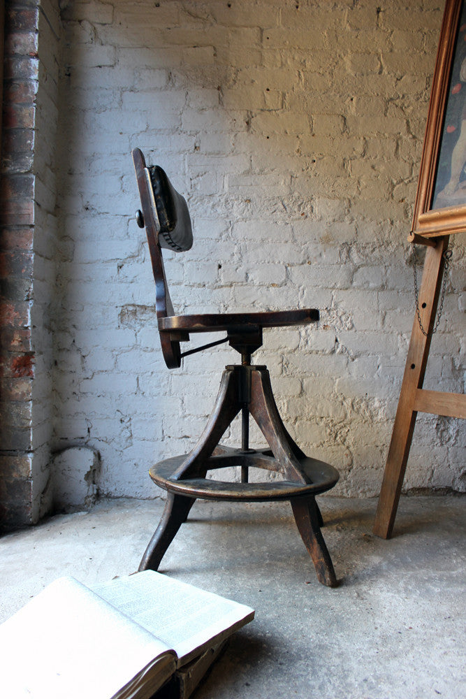 A Good c.1900 Artist's Chair by Glenister of High Wycombe