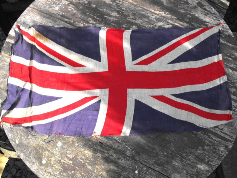 A Good Soft Cotton British Vintage Printed Union Jack Flag