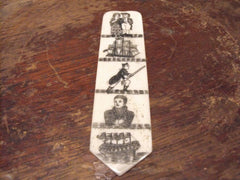 A Fine c.1810 Miniature Marine Ivory Scrimshaw Sailors Love Token Stay Busk