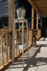 A 1920s Arts & Crafts Style Painted Two-Tier Jardinière / Plant Stand