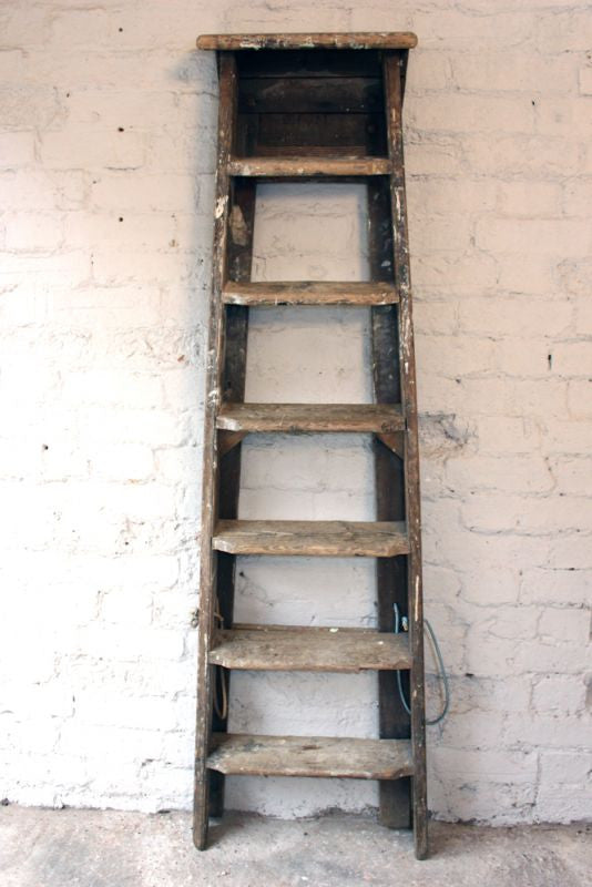 A Good Early 20thC Pine Step Ladder