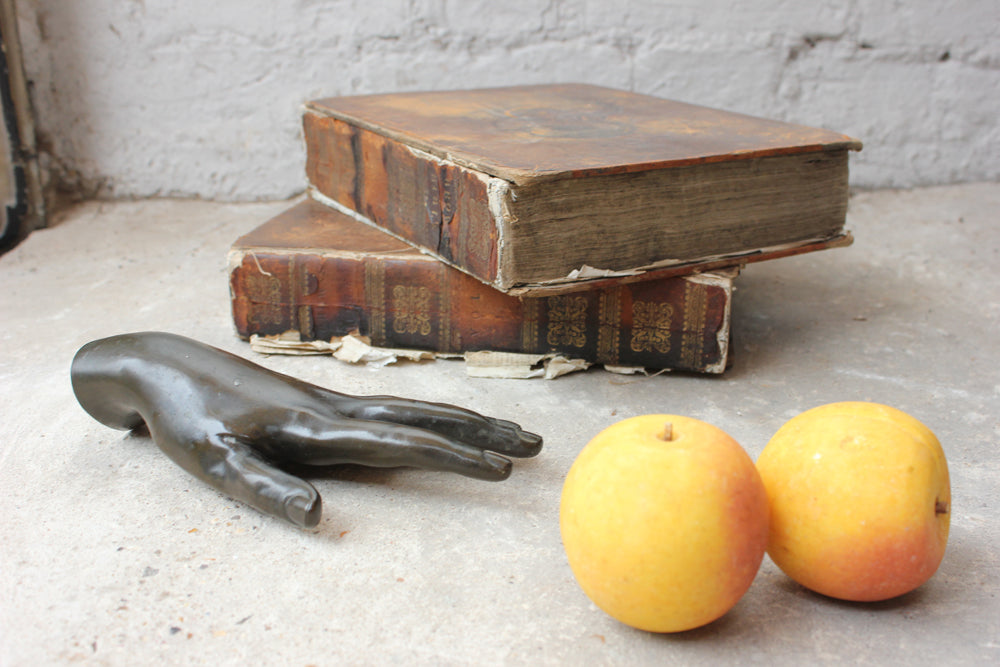 A Fine Patinated Bronze Artist's Study of a Human Hand