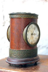 A c.1890 French Mahogany & Gilt Metal Cased Table Clock