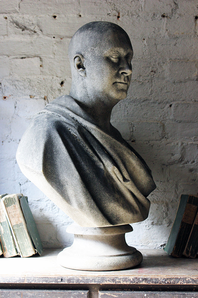 A Fine Quality c.1900 Marble Bust of a Gentleman Draped as a Roman Nobleman from Cairness House