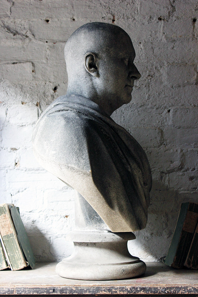 A Fine Quality c.1900 Marble Bust of a Gentleman Draped as a Roman Nobleman from Cairness House