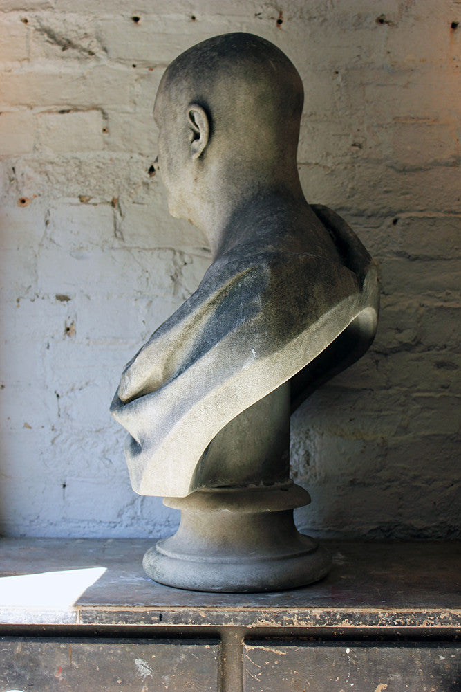 A Fine Quality c.1900 Marble Bust of a Gentleman Draped as a Roman Nobleman from Cairness House