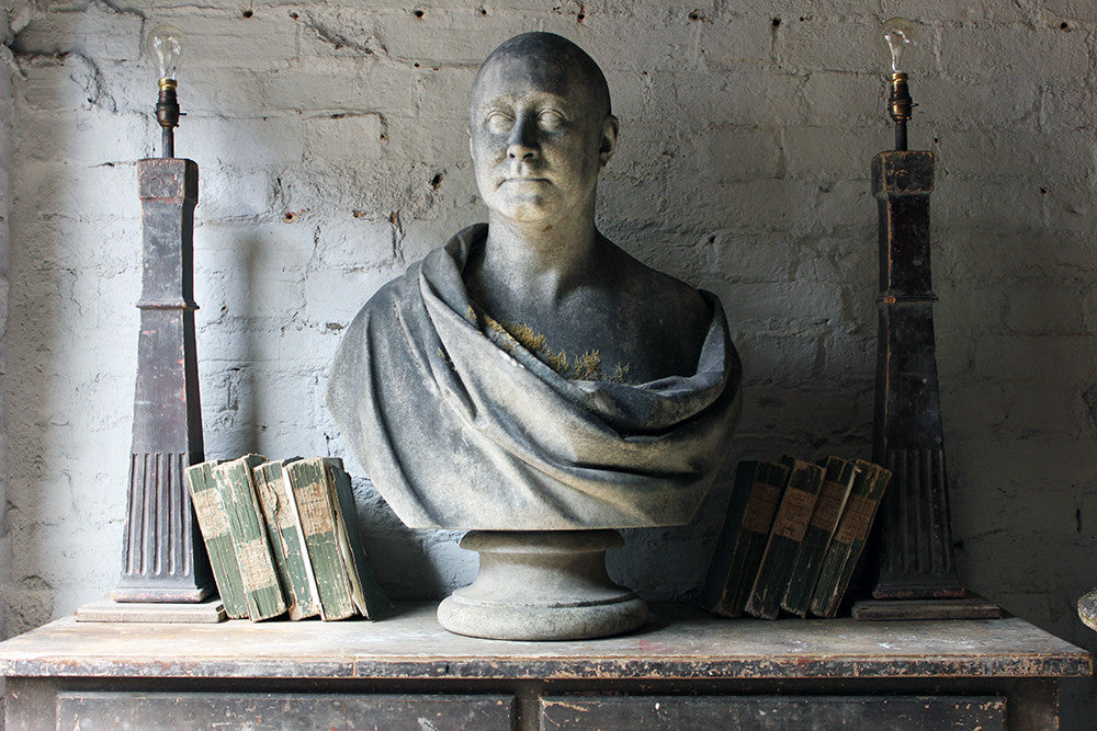 A Fine Quality c.1900 Marble Bust of a Gentleman Draped as a Roman Nobleman from Cairness House