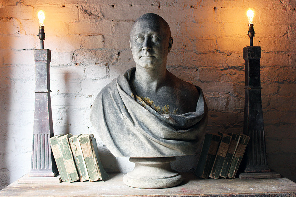 A Fine Quality c.1900 Marble Bust of a Gentleman Draped as a Roman Nobleman from Cairness House
