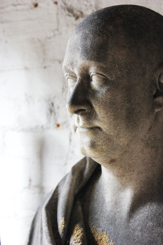 A Fine Quality c.1900 Marble Bust of a Gentleman Draped as a Roman Nobleman from Cairness House