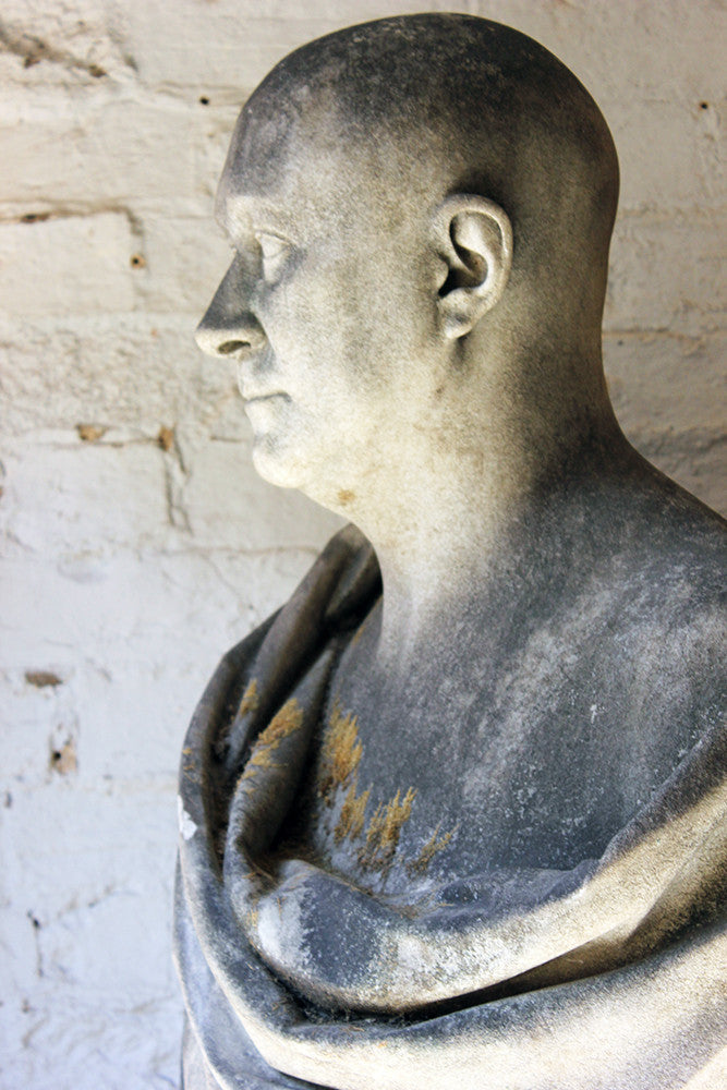 A Fine Quality c.1900 Marble Bust of a Gentleman Draped as a Roman Nobleman from Cairness House