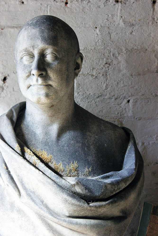 A Fine Quality c.1900 Marble Bust of a Gentleman Draped as a Roman Nobleman from Cairness House