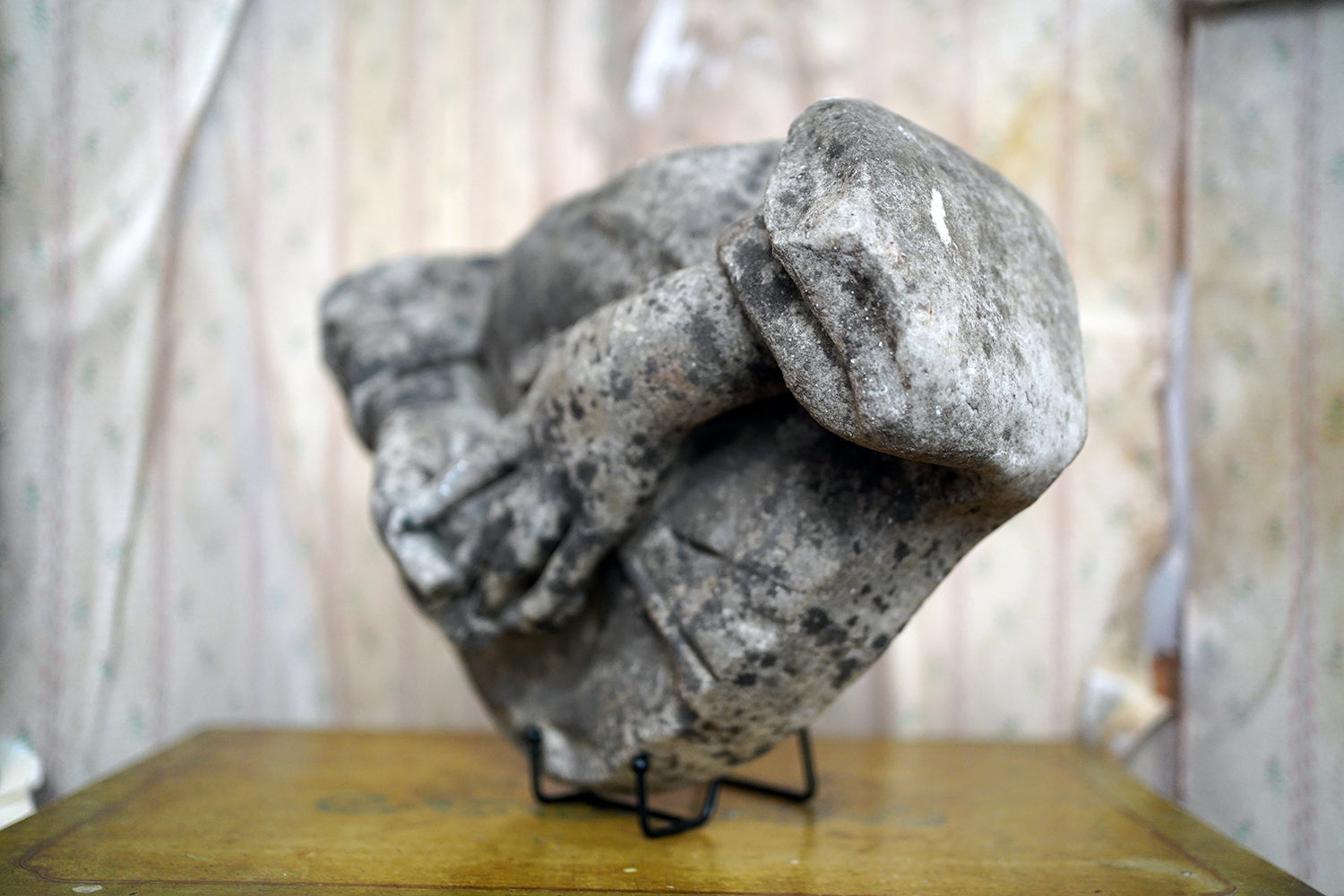 A Finely Carved Marble Study of a Pair of Hands by Frederick Hawkins Piercy c.1880