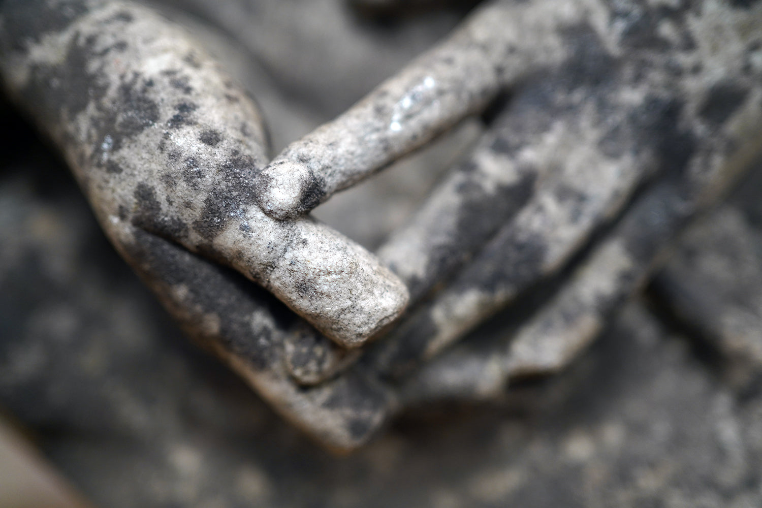 A Finely Carved Marble Study of a Pair of Hands by Frederick Hawkins Piercy c.1880