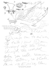 A Black Ink Autographed Letter Signed by Marcel Marceau (1923-2007), Mime Artist, c.1994