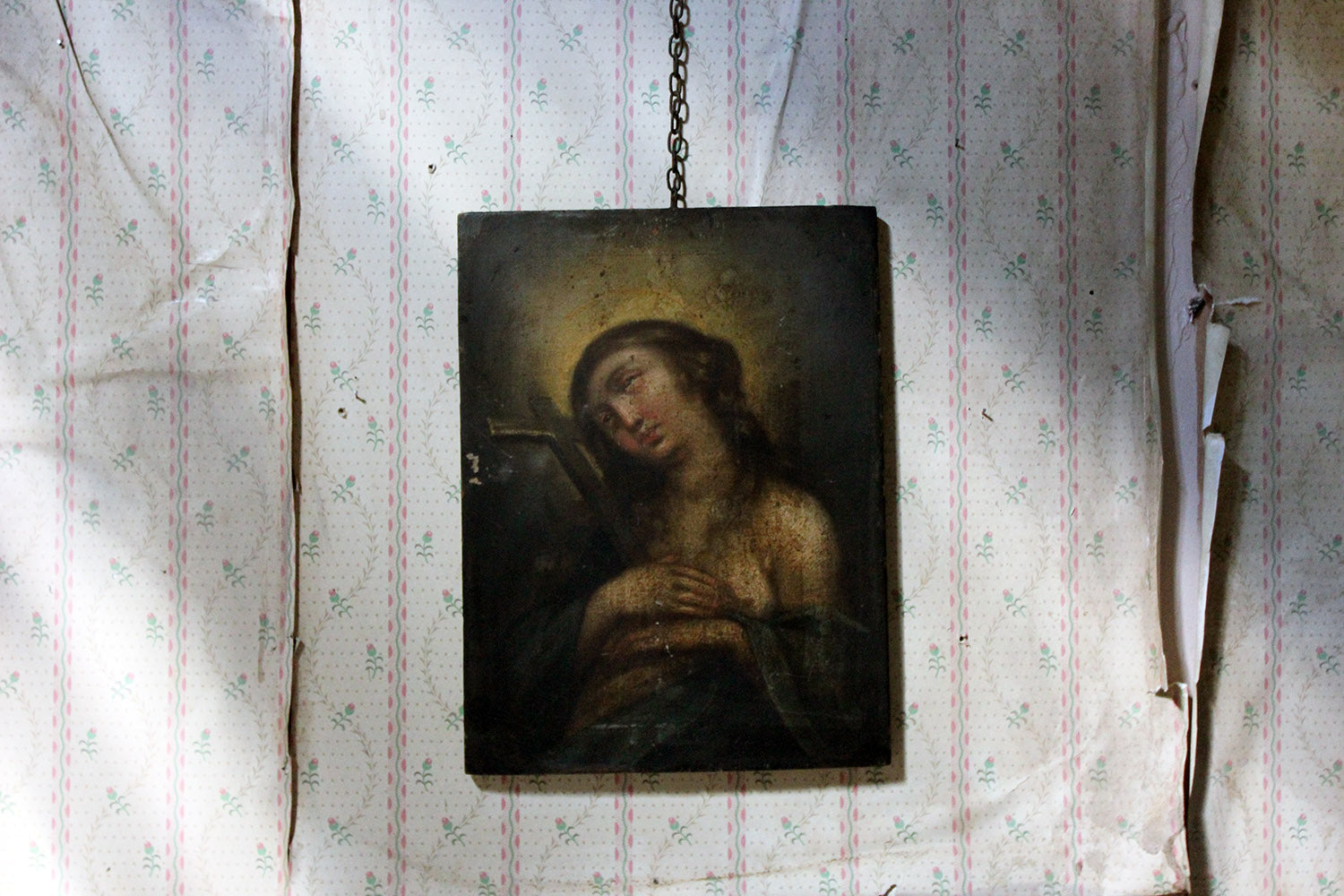 A 17thC Italian School Oil on Panel of The Penitent Mary Magdalene c.1670