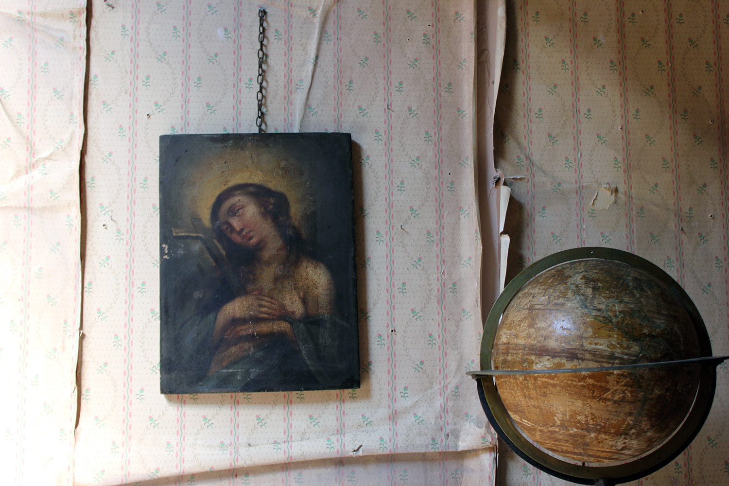A 17thC Italian School Oil on Panel of The Penitent Mary Magdalene c.1670