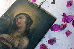 A 17thC Italian School Oil on Panel of The Penitent Mary Magdalene c.1670