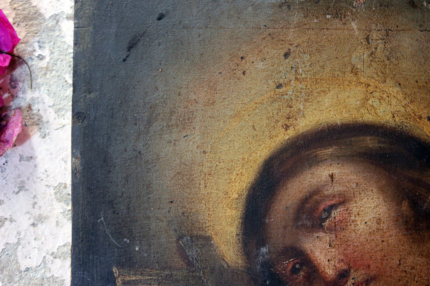 A 17thC Italian School Oil on Panel of The Penitent Mary Magdalene c.1670
