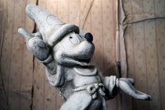 A 20thC Stone Figure of Mickey Mouse; The Sorcerer's Apprentice in Fantasia