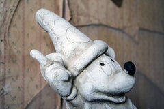 A 20thC Stone Figure of Mickey Mouse; The Sorcerer's Apprentice in Fantasia