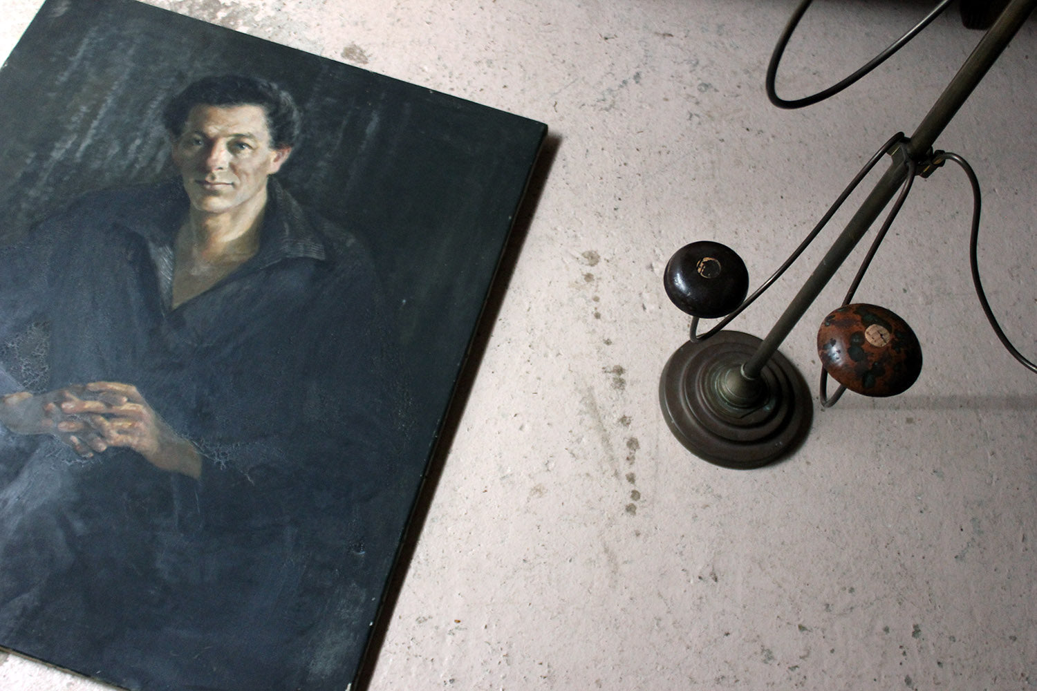 A 20thC French School Oil on Canvas Portrait of a Gentleman c.1935-55