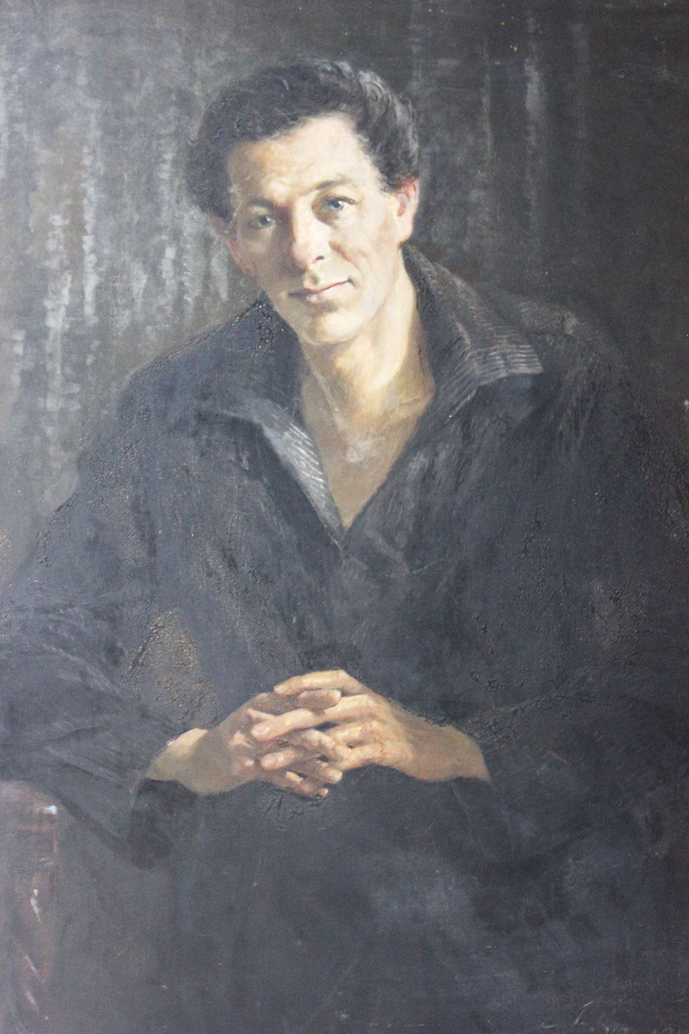 A 20thC French School Oil on Canvas Portrait of a Gentleman c.1935-55