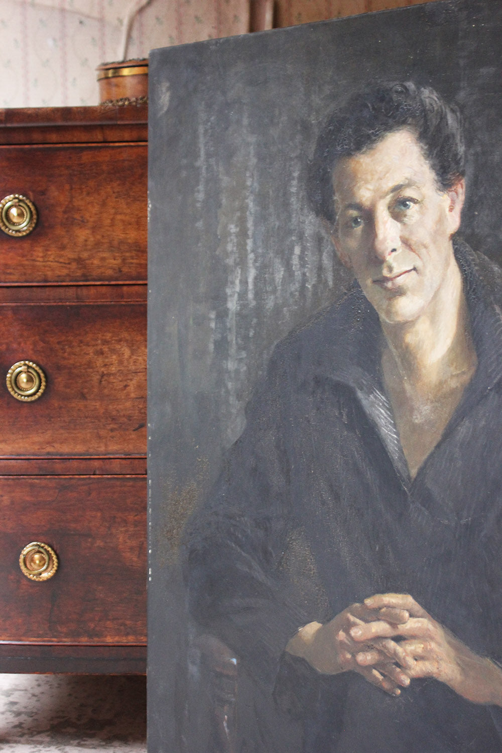 A 20thC French School Oil on Canvas Portrait of a Gentleman c.1935-55