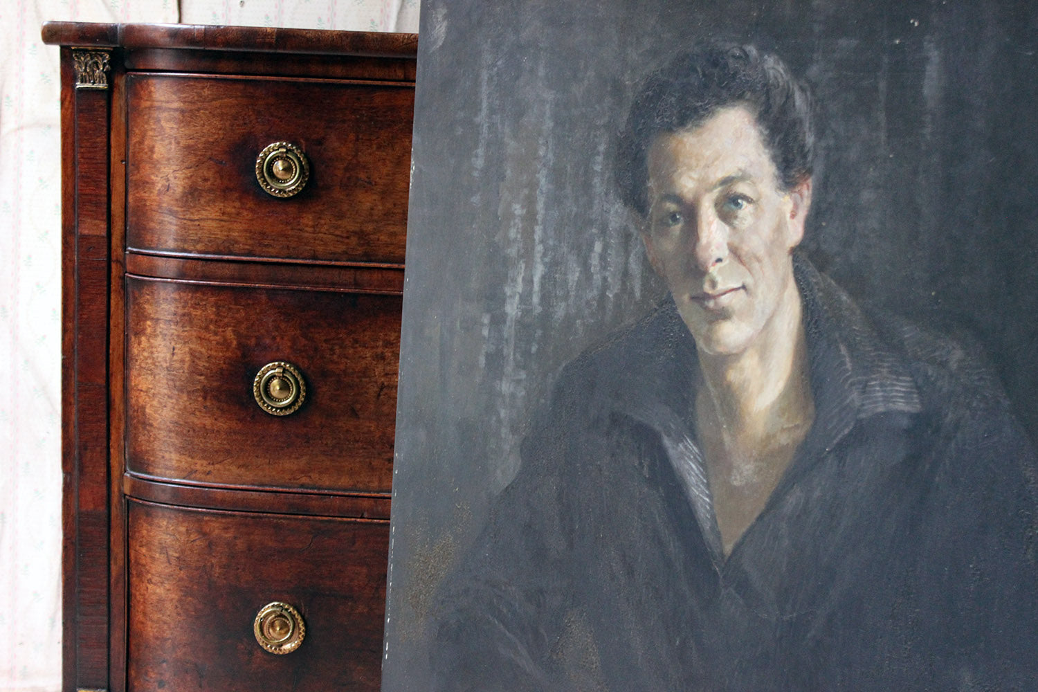 A 20thC French School Oil on Canvas Portrait of a Gentleman c.1935-55
