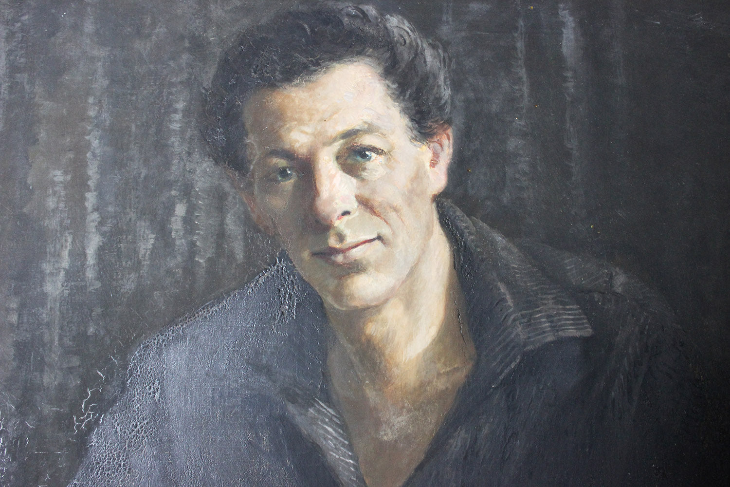A 20thC French School Oil on Canvas Portrait of a Gentleman c.1935-55