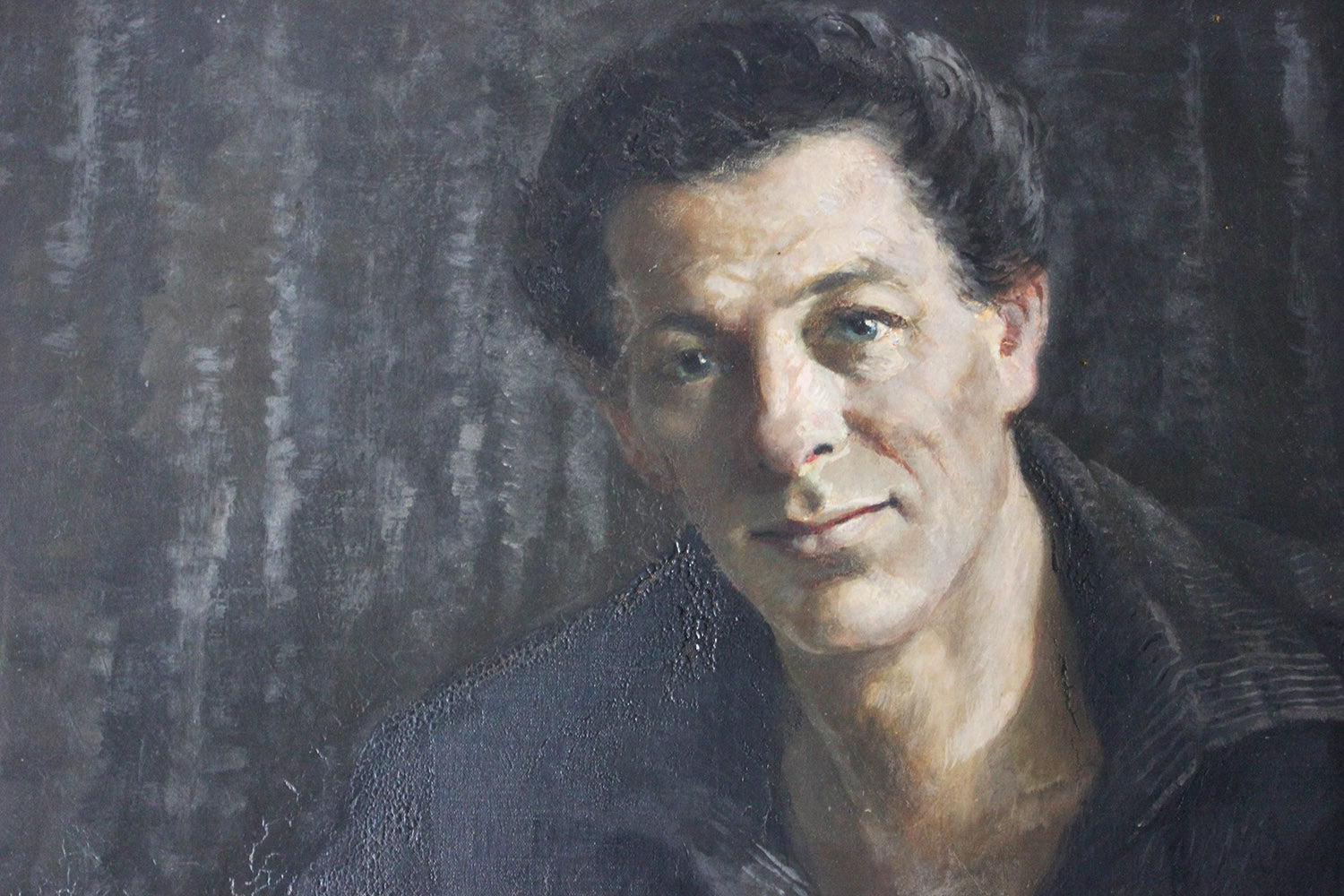 A 20thC French School Oil on Canvas Portrait of a Gentleman c.1935-55