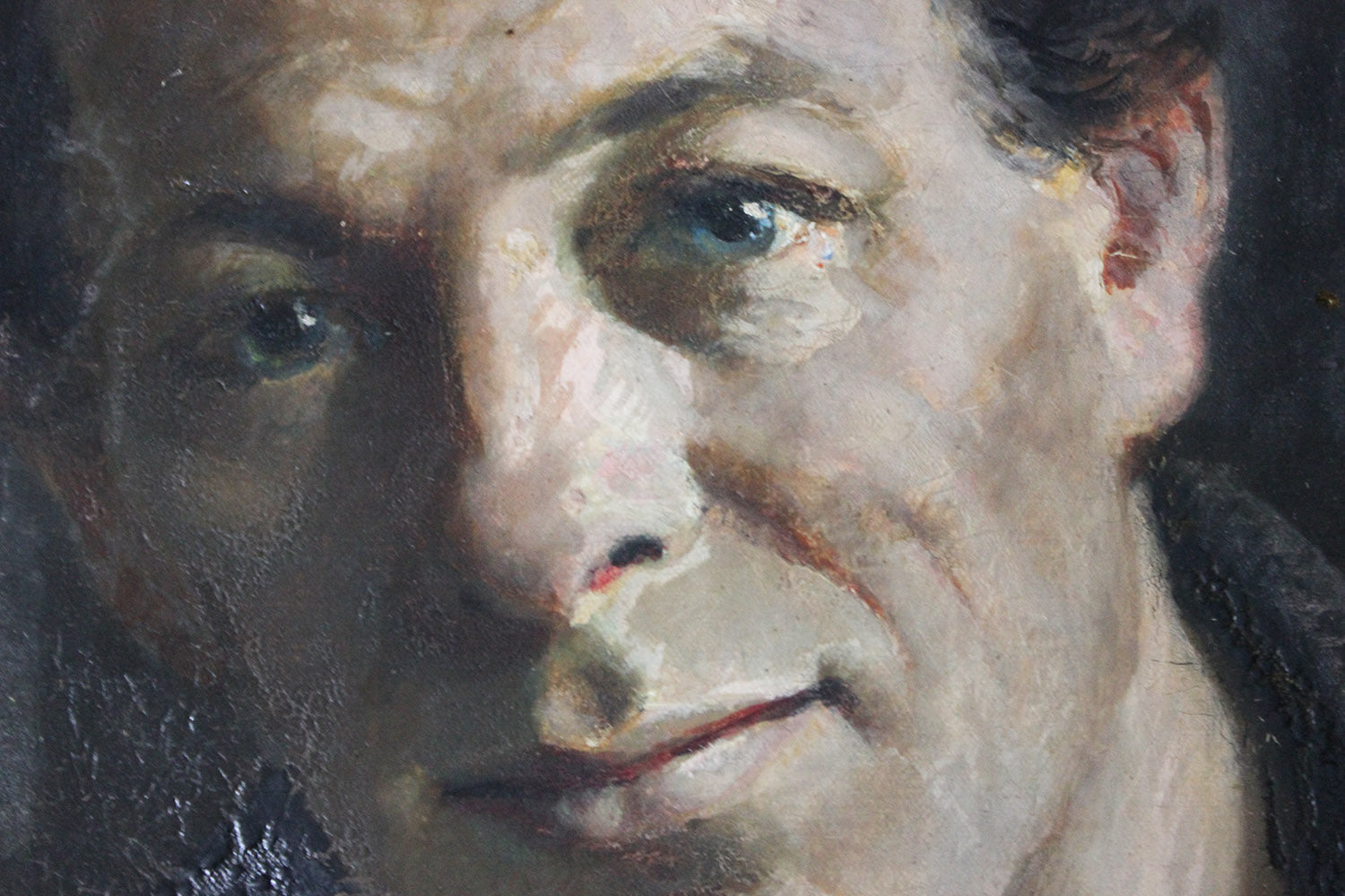 A 20thC French School Oil on Canvas Portrait of a Gentleman c.1935-55