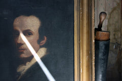 A 19thC English School Oil on Canvas Laid to Board Portrait of a Gentleman c.1870