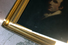 A 19thC English School Oil on Canvas Laid to Board Portrait of a Gentleman c.1870