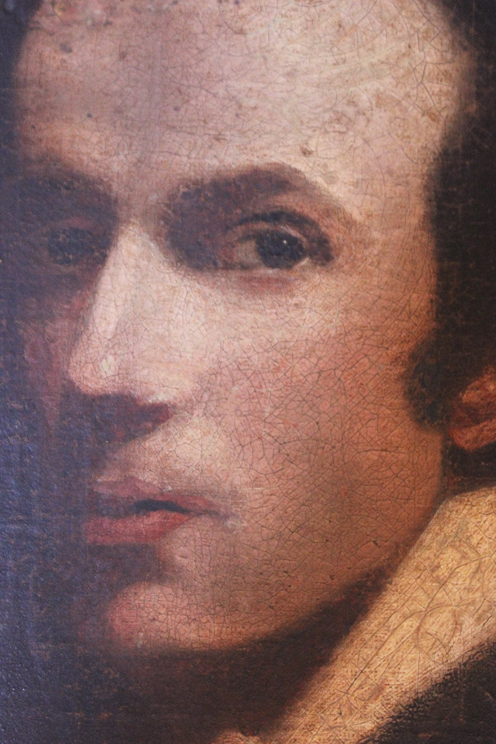 A 19thC English School Oil on Canvas Laid to Board Portrait of a Gentleman c.1870