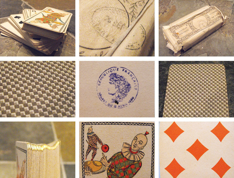 A Fine Set of Tarot Playing Cards Published by Baptiste Paul Grimaud, Paris; 'Tarot Allemand' à 2 têtes Chinois