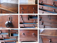 A Charming George II Provincial English Oak Chest of Drawers c.1740-60
