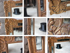 A Good 19thC Italian Gilt & Gesso Rectangular Wall Mirror