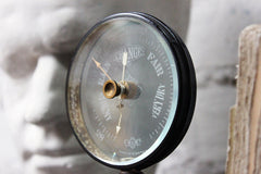 A Good Early 20thC Ebonised 'Mystery' Barometer by Short & Mason