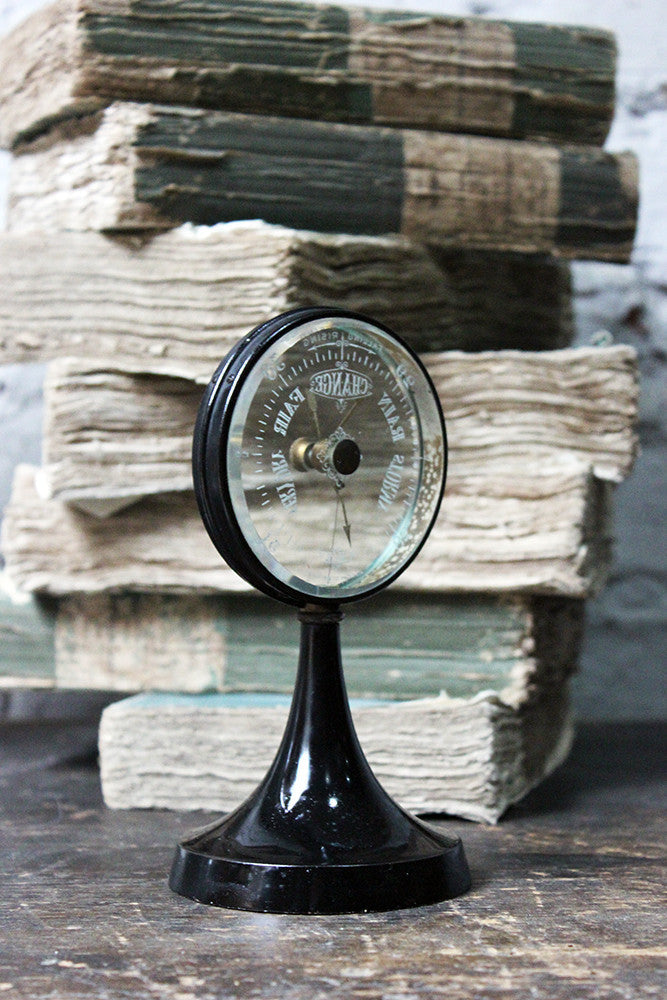 A Good Early 20thC Ebonised 'Mystery' Barometer by Short & Mason