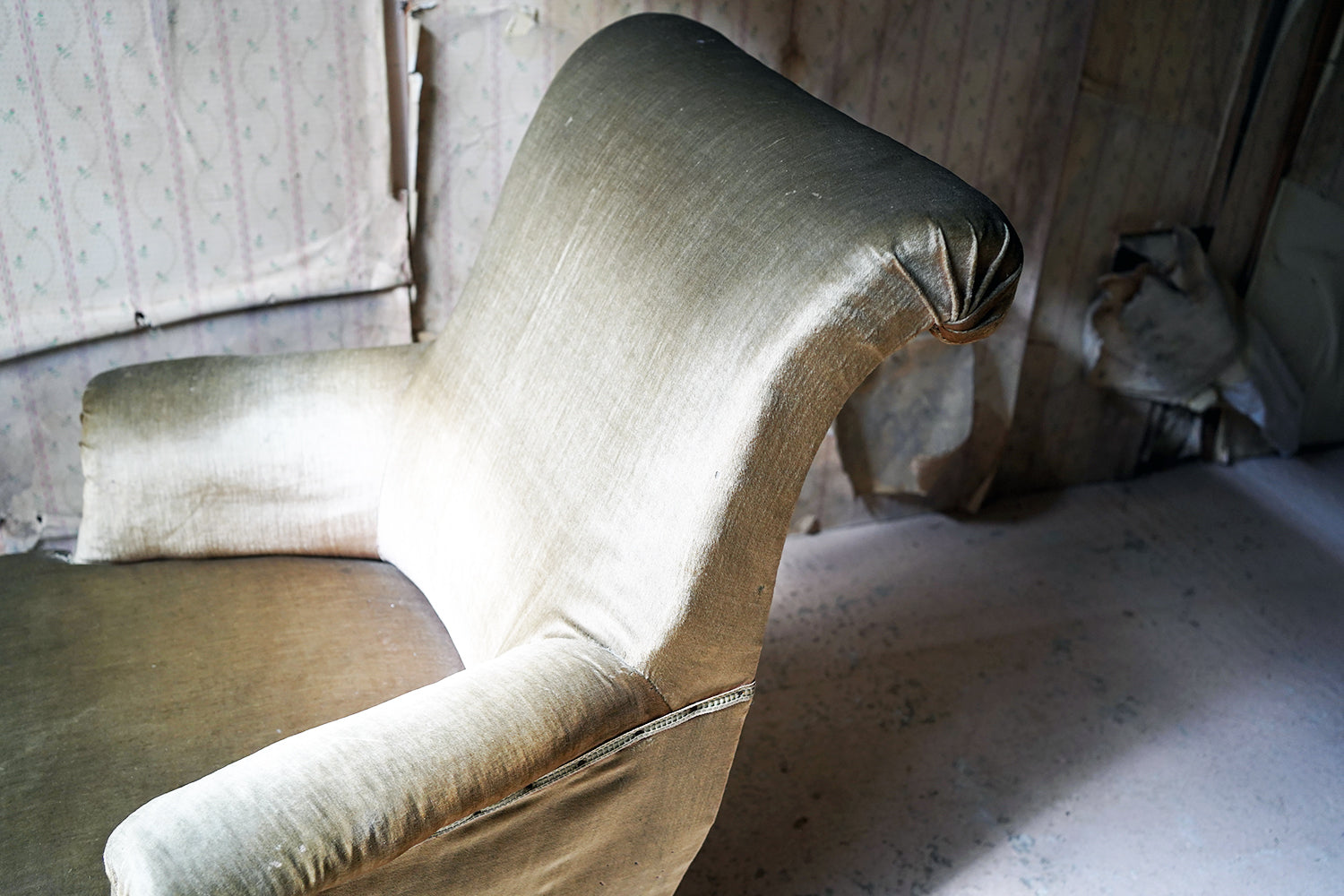 A 19thC Ebonised Napoleon III French Armchair c.1870
