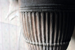 A Classical George III Period Carved Stripped Pine Neo-Classical Architectural Urn c.1800