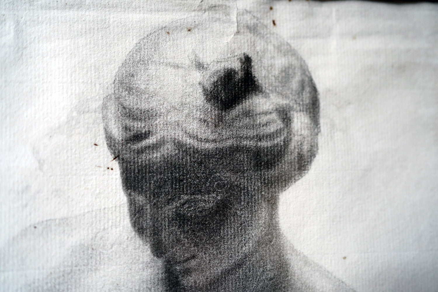 A c.1900 Continental School Pencil Study of a Nude Lady