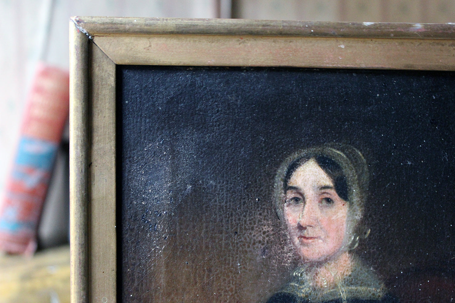 A Good Mid-19thC Oil on Canvas Portrait of a Lady