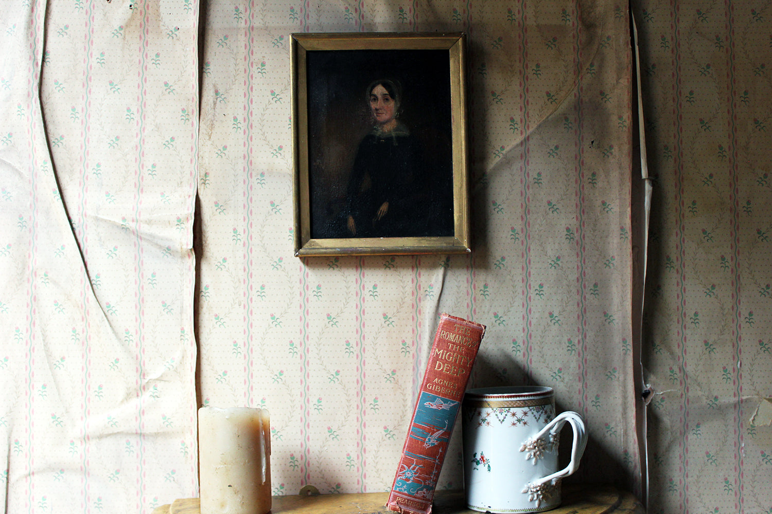 A Good Mid-19thC Oil on Canvas Portrait of a Lady