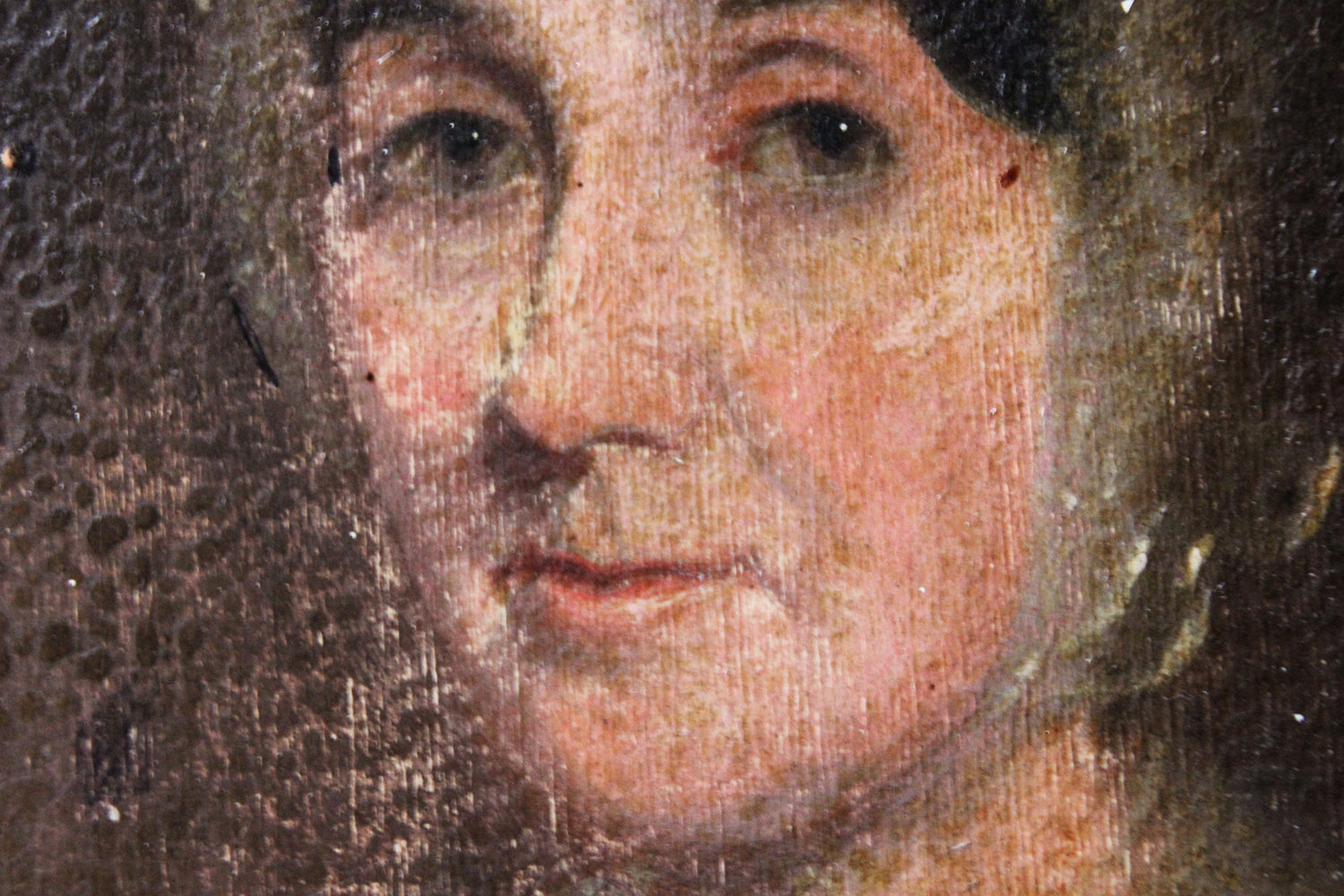A Good Mid-19thC Oil on Canvas Portrait of a Lady