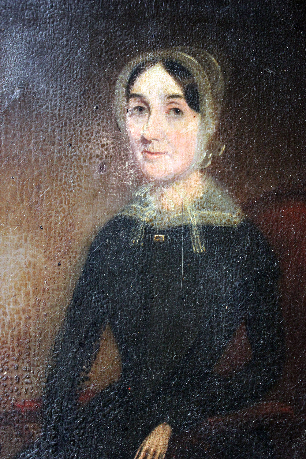 A Good Mid-19thC Oil on Canvas Portrait of a Lady