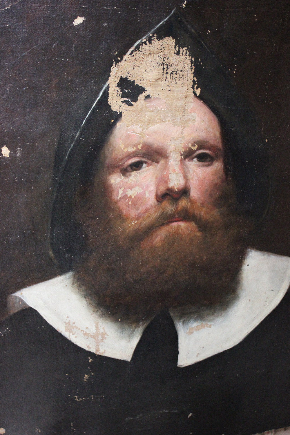A 19thC Dutch School Oil on Canvas Portrait of a Gentleman c.1870-85
