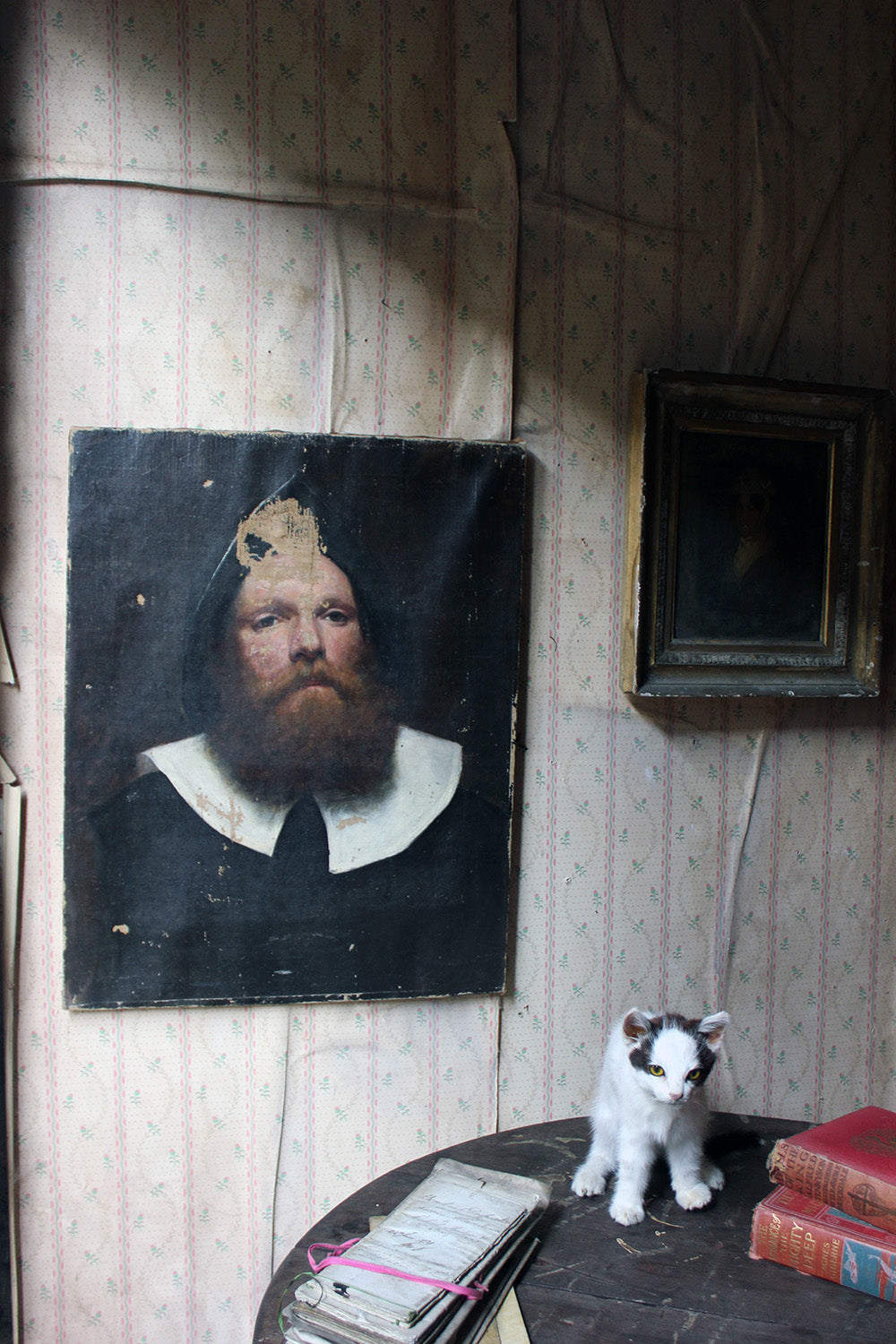 A 19thC Dutch School Oil on Canvas Portrait of a Gentleman c.1870-85